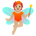 🧚🏼 fairy: medium-light skin tone display on Google